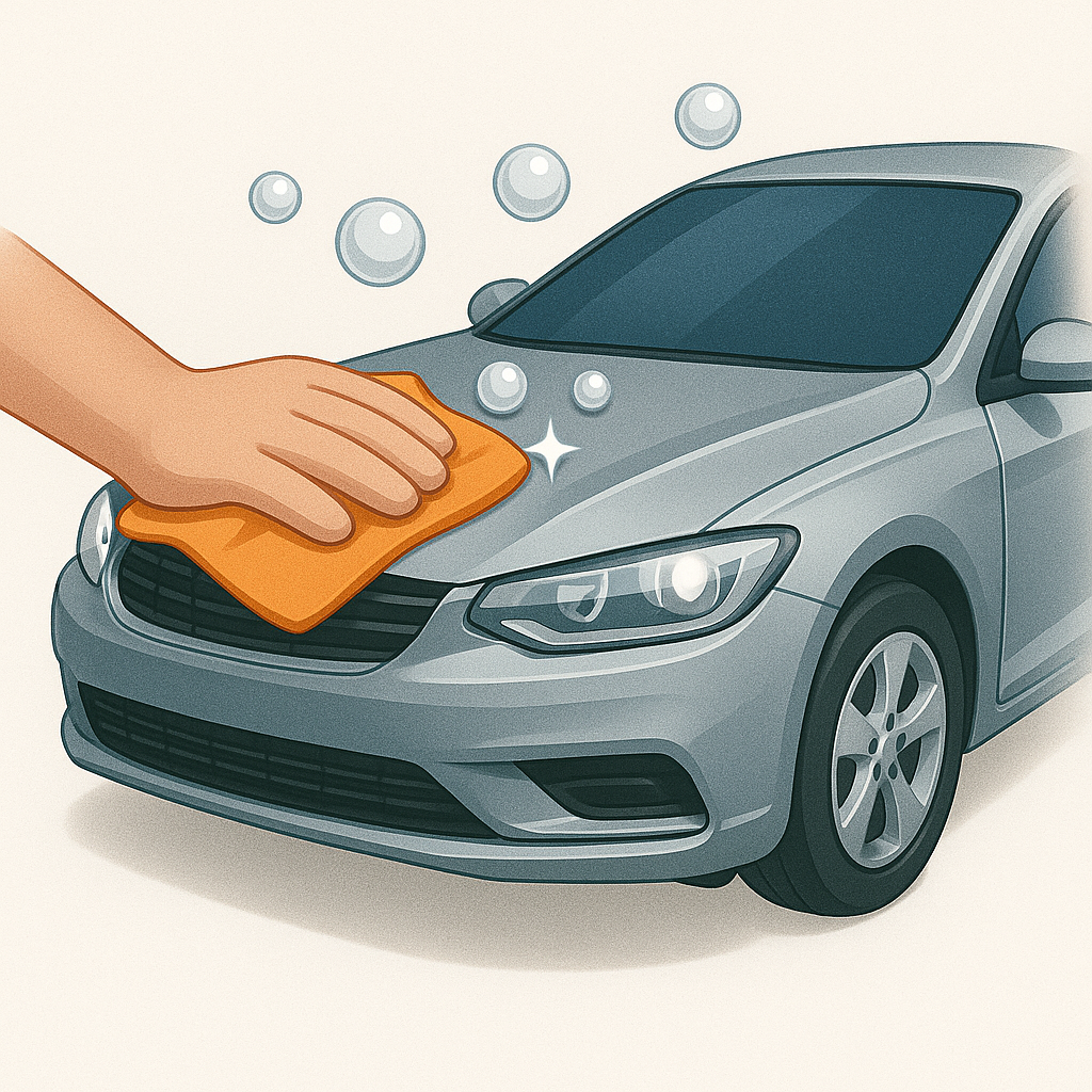 Lavage à la mainc’est l’assurance d’une voiture propre et protégée